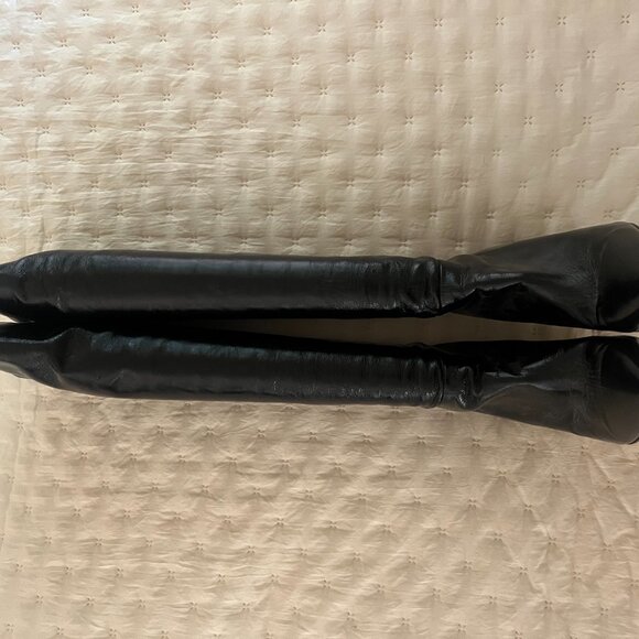 Like New Tamara Mellon Patent Leather Boots 'Pillar' - Picture 14 of 15